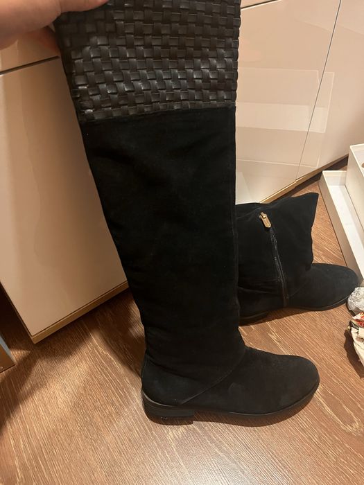 Зимняя замшевая обувь