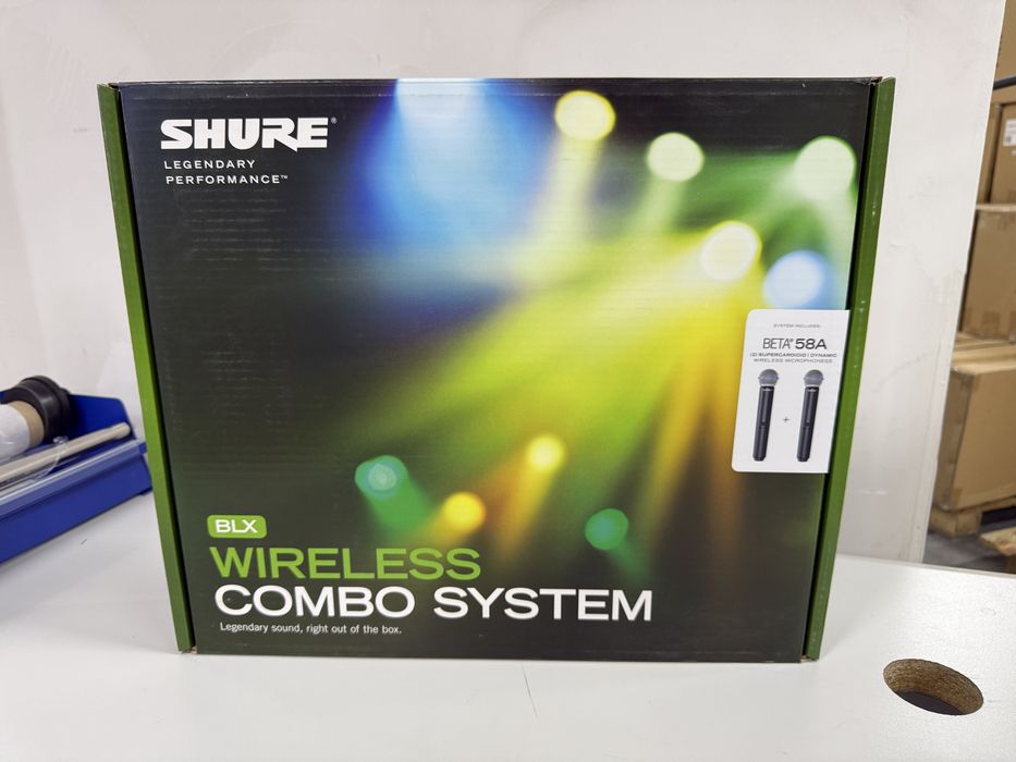 Shure BLX288E/B58-K3E Вокальная радиосистема с двумя микрофонами
