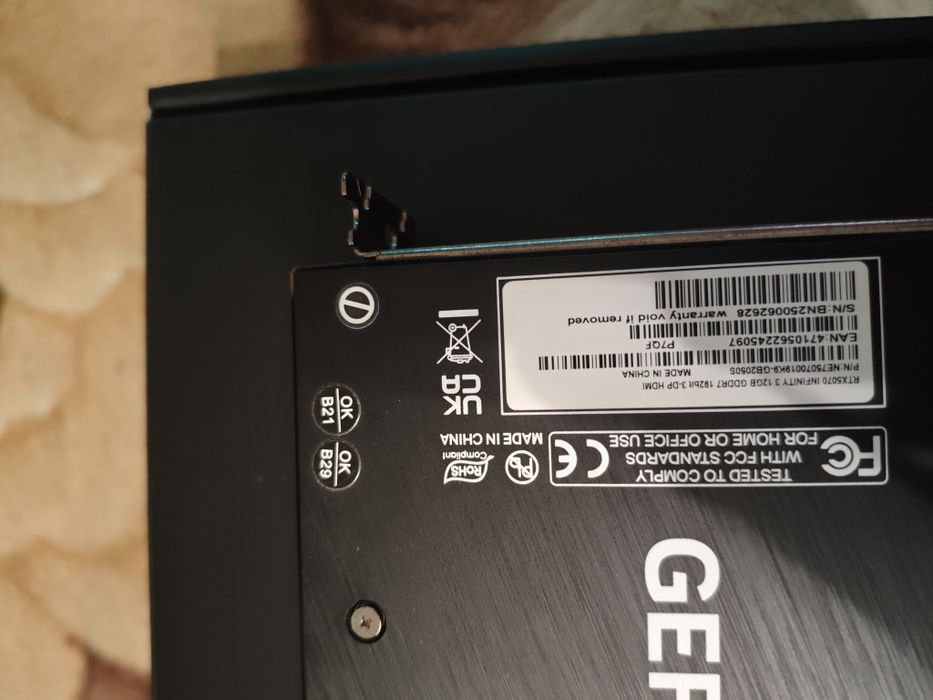 Продам RTX 5070 12GB
