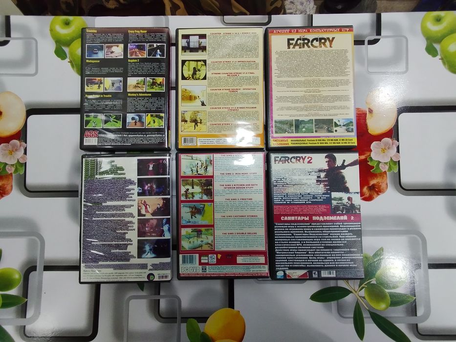 ДВД и СД диски с играми для  ПК 16 шт
