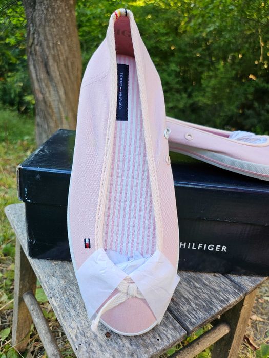 Tommy Hilfiger балеринки 39 розово Томи Хилфигер