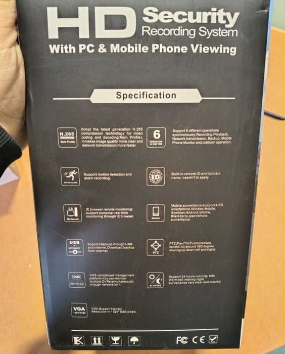 Set camera video, produs nou 4 bucăți