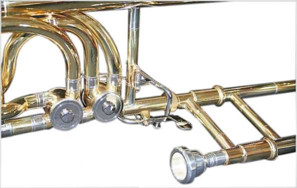 Trombon Bass Karl Glaser 2 ventile Bb/F/Eb & Bb/F/D