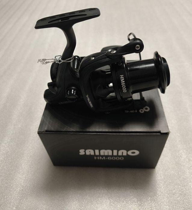 SET 2 Mulinete SAIMINO HM6000 tambur LongCast 12+1 Rulmenți NEW 2025
