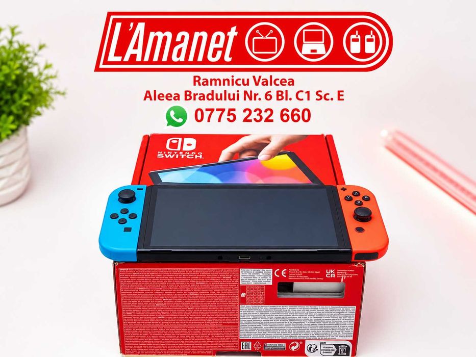 Consola Gaming Portabila Nintendo Switch OLED FullBox
