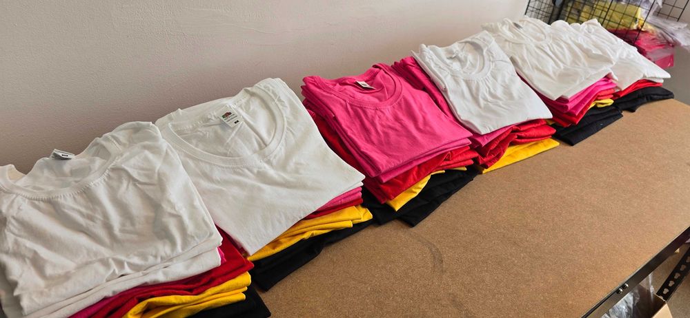 Lot 191 tricouri bumbac premium neimprimate (Gildan, B&C, Fruit of the Loom, Primark) – Ideal Atelier / Personalizări