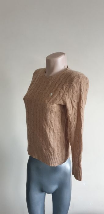 POLO Ralph Lauren Cable Wool / Cashmere S НОВО ОРИГИНАЛ Дамски Пуловер