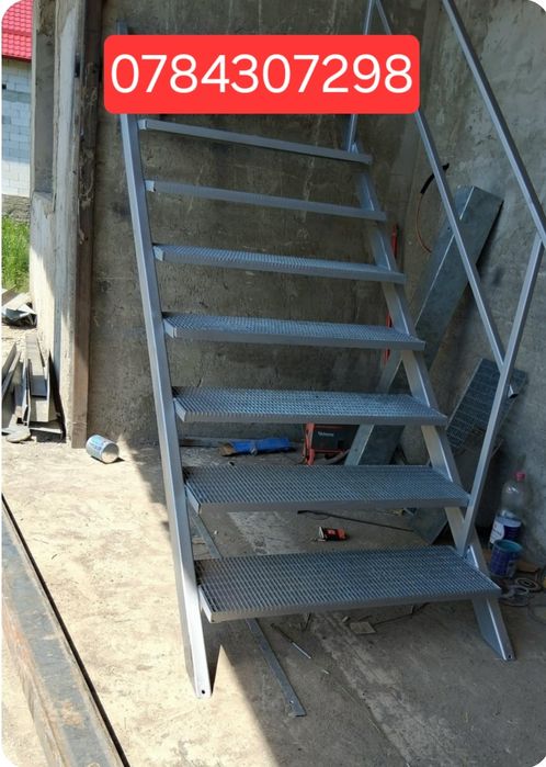 Confectionam scarii metalice zincate exterioare și pentru incendii ,