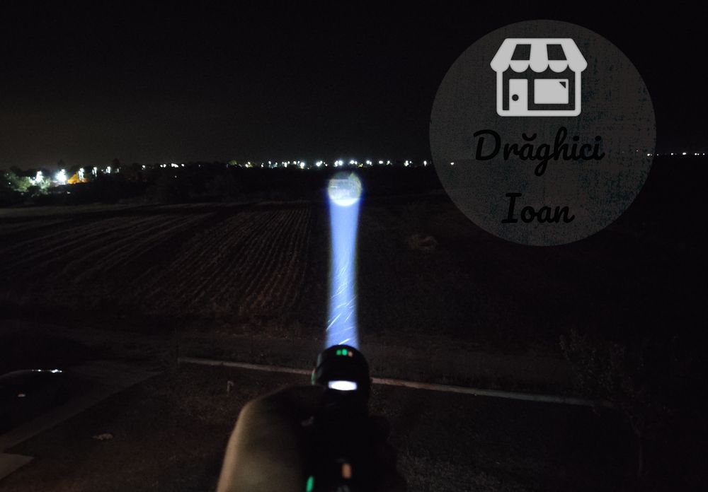 Lanterna LASER DIGITAL- led PM10 ULS tip LASER pt.distanta < 800m