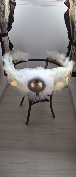 Decor cristelniță botez (160 cm) + 24 cruciulite biserica