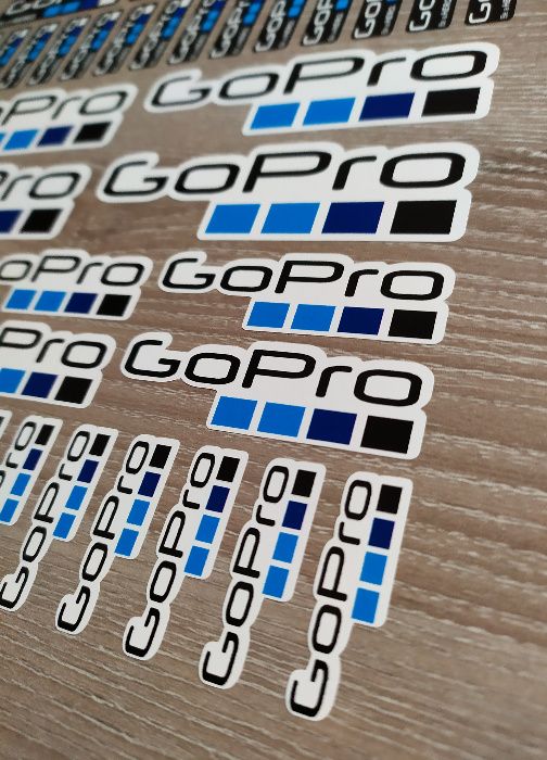Стикери GoPRO лист А4 - цена 10.00лв
