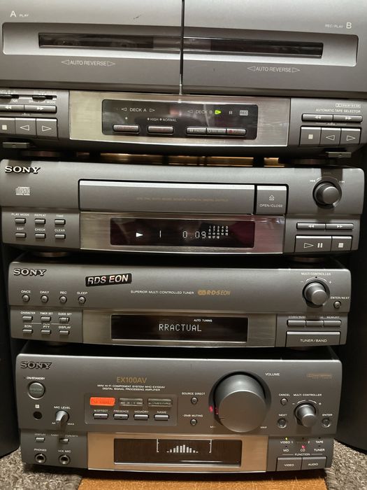 Sistem audio Hifi Sony EX100 AV si boxe  SA-EX200