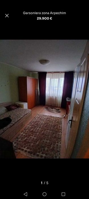 OCAZIE! Garsonieră cu GAZE – Arpechim – 20 mp – Mobilată