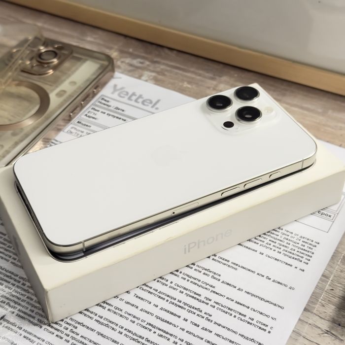 Apple iPhone 16 Pro Max 512GB White Titanium – Отлично състояние