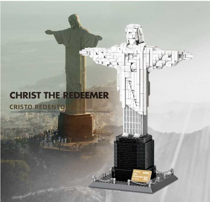 Lego Статуя Христа-5231 Общий-973 детали 43х12х18см Доставка бесплатно