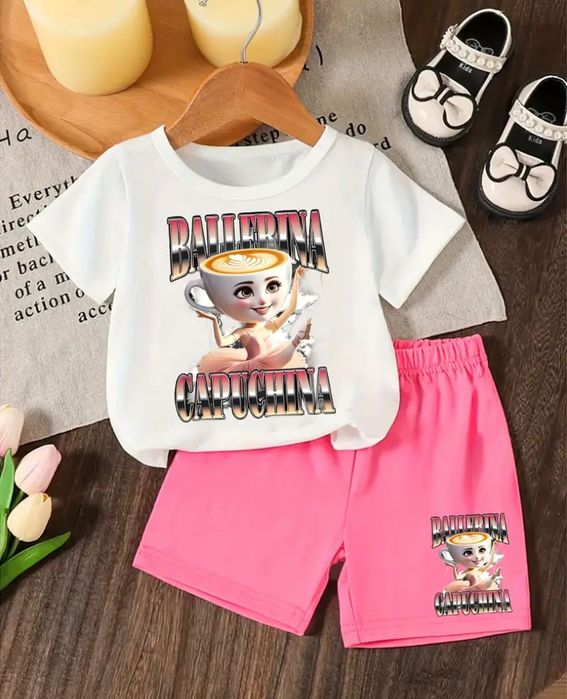 Детски екипи brainrot балерина капучина асасино капучино Раници