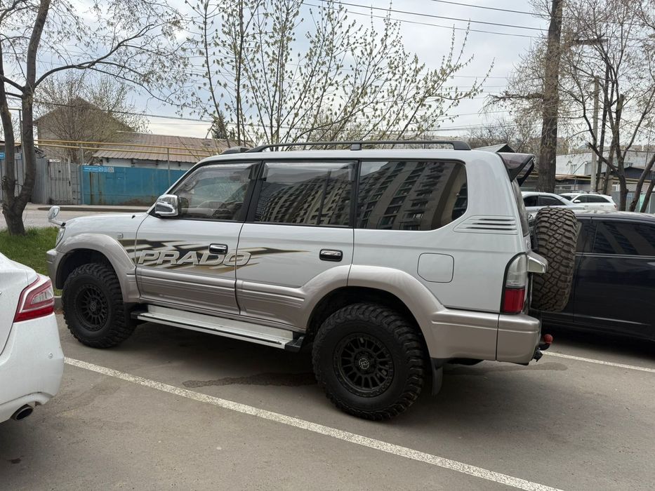 Наклейки боковые на прадо 95