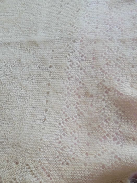 Платок из ангорки теплый