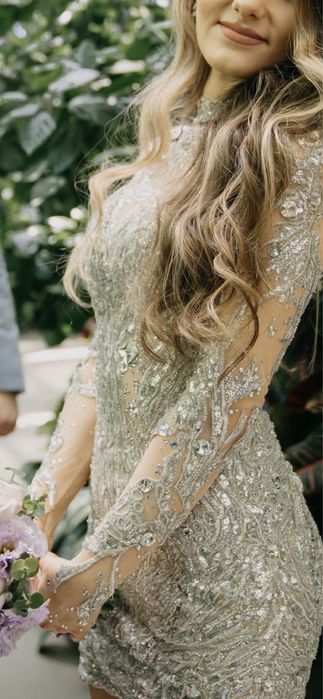 Rochie haute couture Swarovski