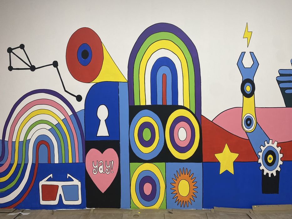 Роспись стен ручная работа краски