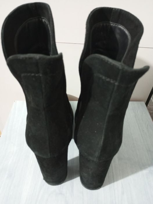 Botine din piele întoarsă Musette, mărimea 37