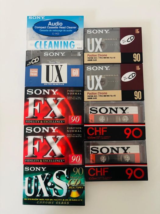 Lot de casete Sony noi sigilate