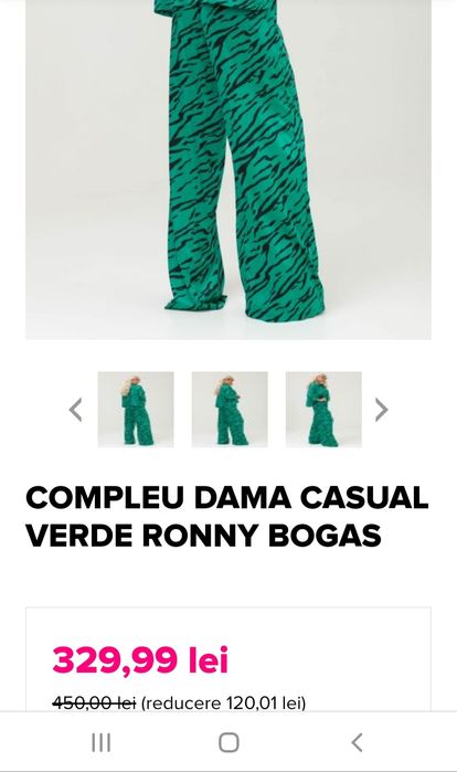 Salopeta satin evazata+compleu!