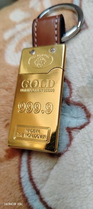 Зажигалка Слиток золото