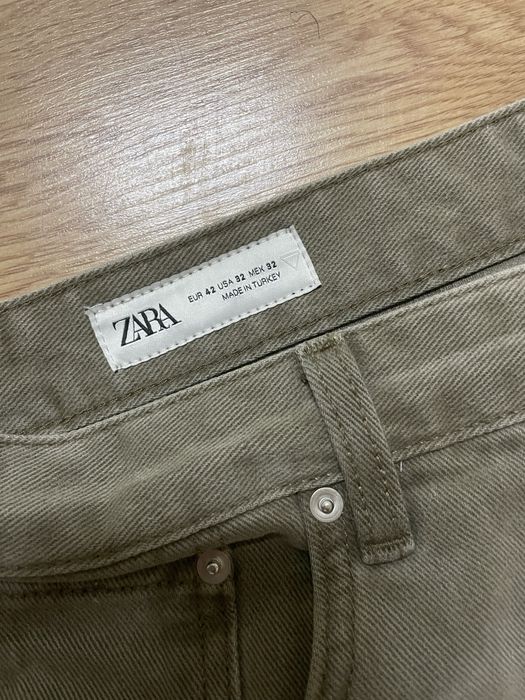 Zara Flared Jeans Khaki
