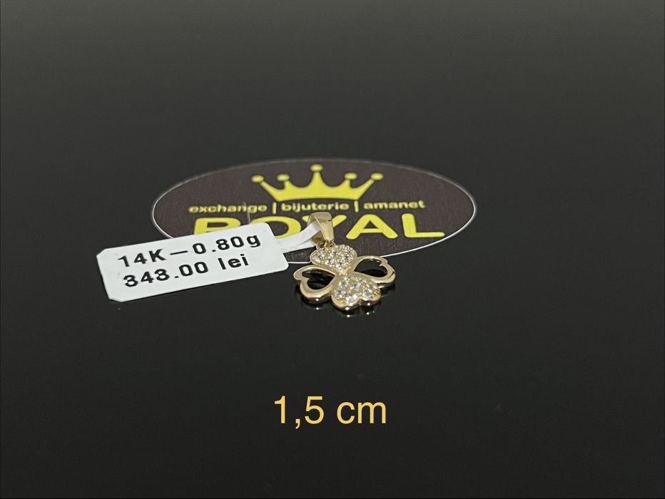 Bijuteria Royal CB : Pandant aur 14k 0,80gr