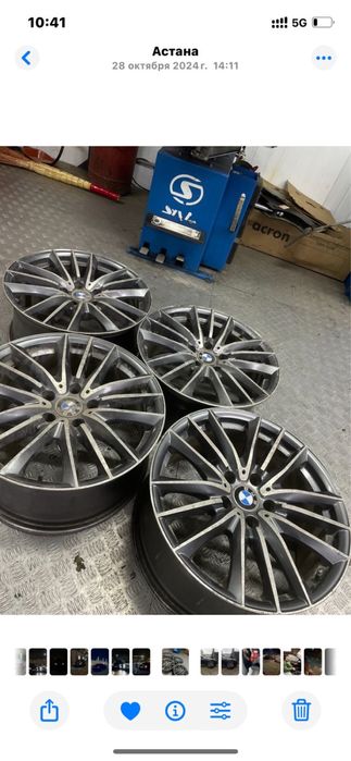 Диски r18 Bmw с зимней резиной