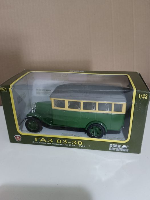Модель Газ 03-30, масштаб 1/43