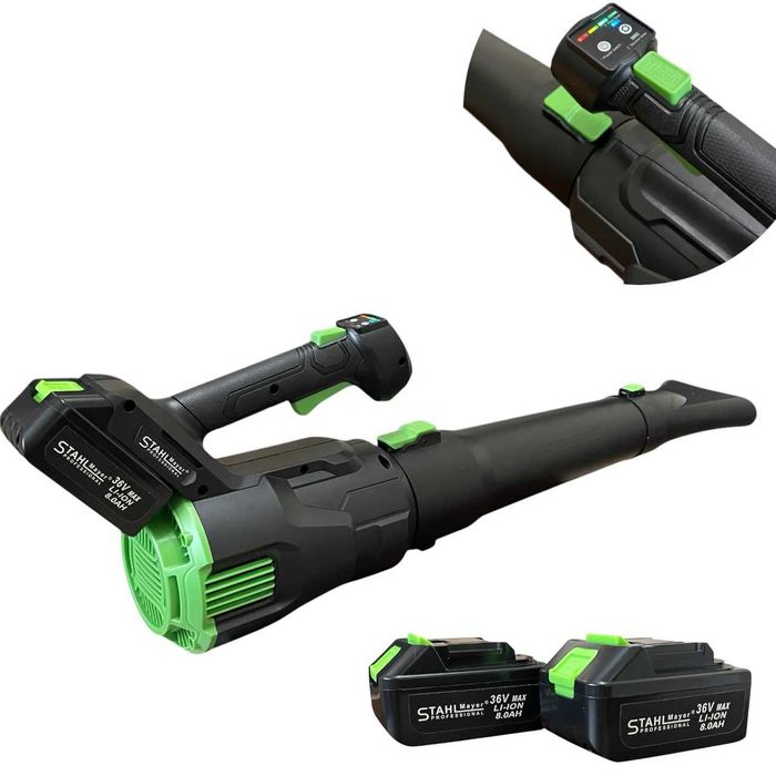 Акумулаторна духалка за листа с две батерии 36V 8Ah StahlMayer