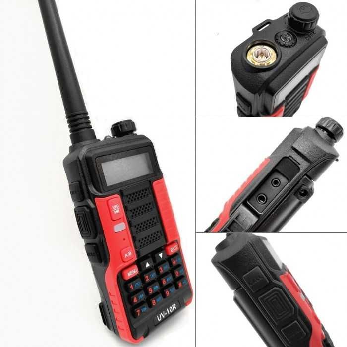 Нови Baofeng 10R PLUS 20W 10000Mah Двубандоа радиостанция до 36 км 12м гаранци
