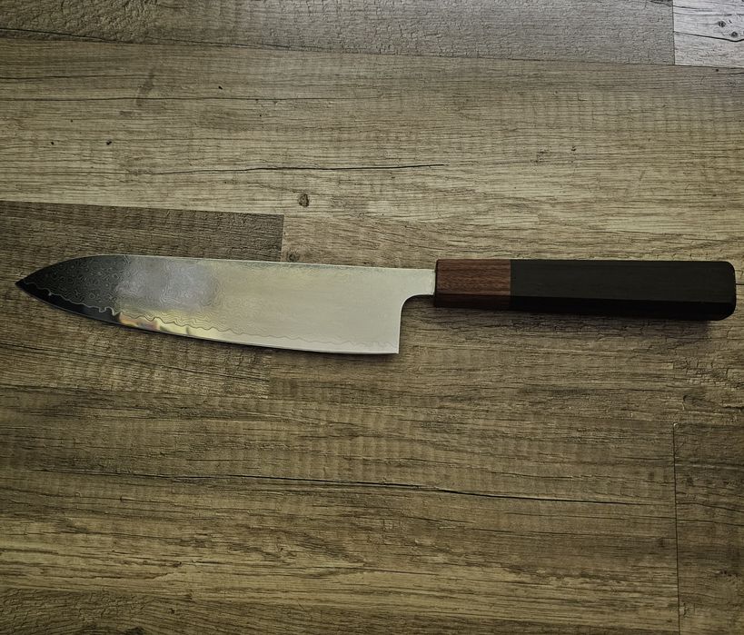 Cutit japonez santoku otel damasc