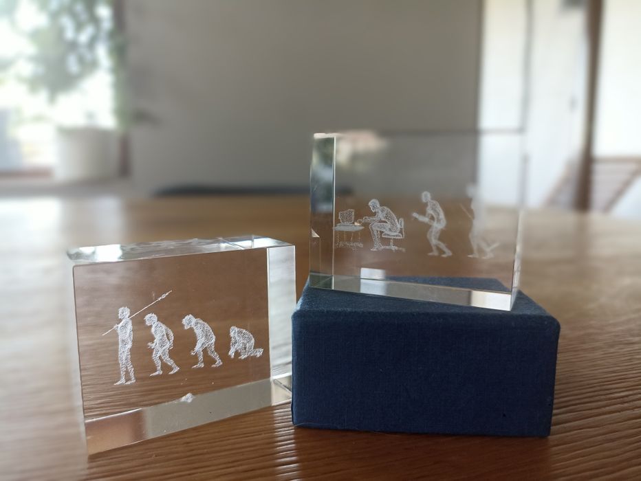 3D лазерни гравюри в стъкло