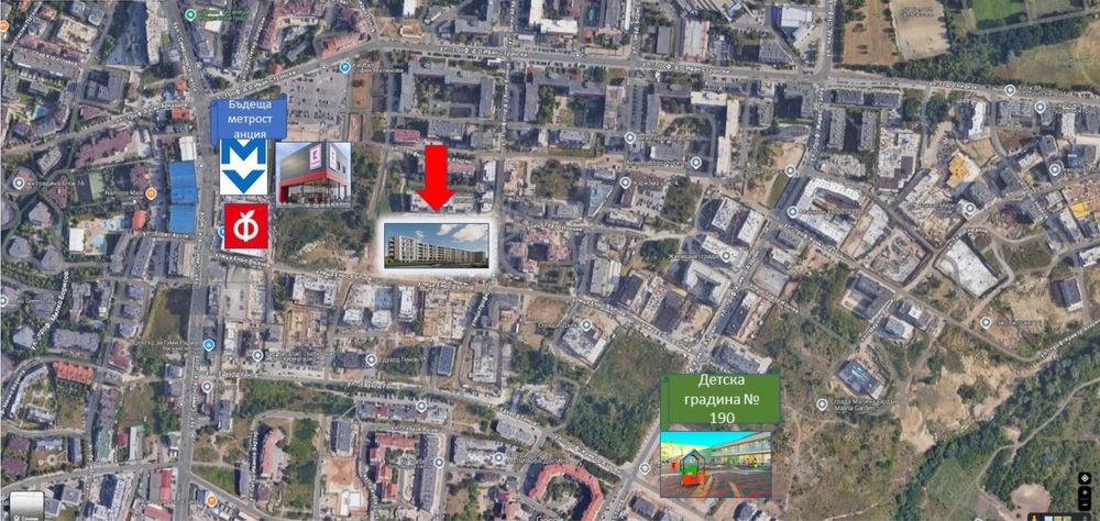 Продава се Двустаен апартамент в София, Кръстова вада - 64 кв.м за 2438 €/кв.м - Снимка #1