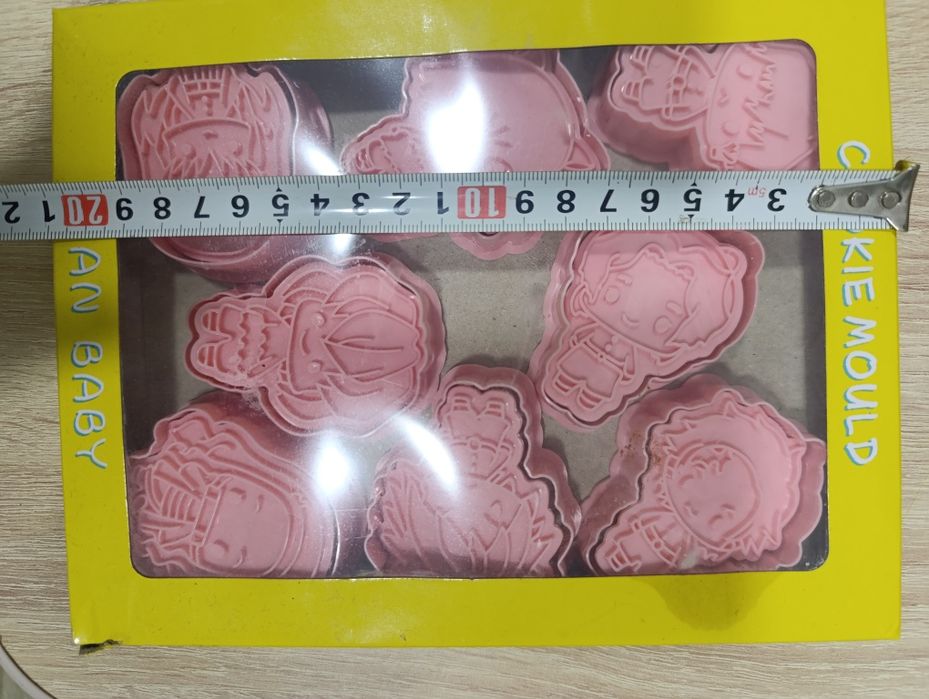 Набор формочек для печенья с аниме персонажами(штампы для вырубки)