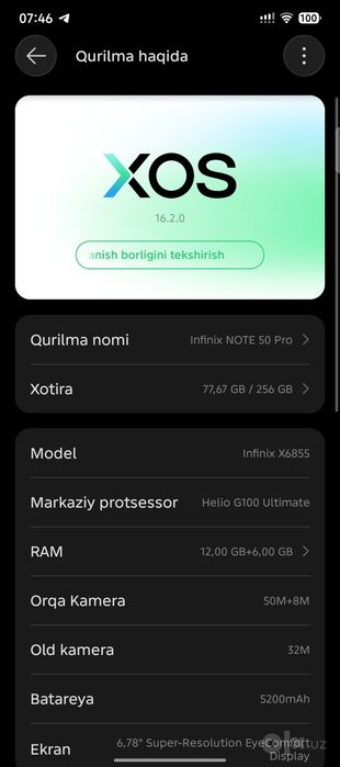 Infinix not 50 pro