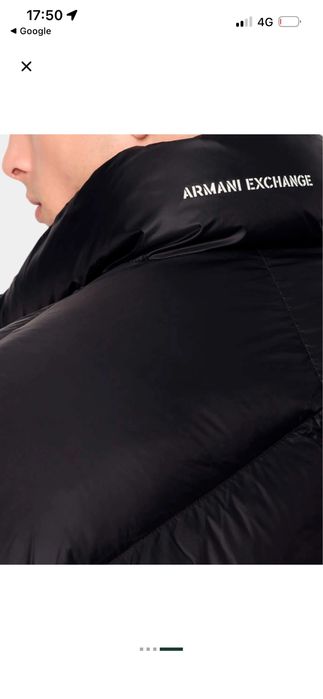 Куртка пуховик Armani exchange