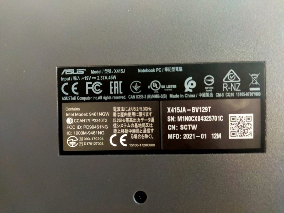 Ноутбук asus x415