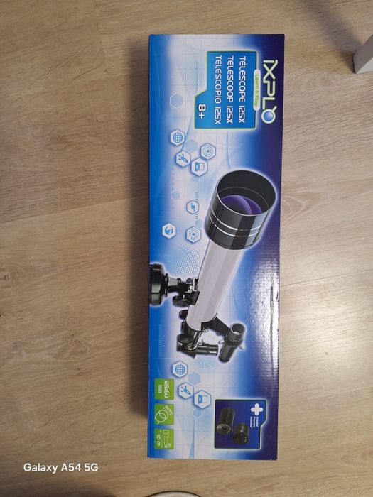 Telescop astronomic nou ,sigilat 8+