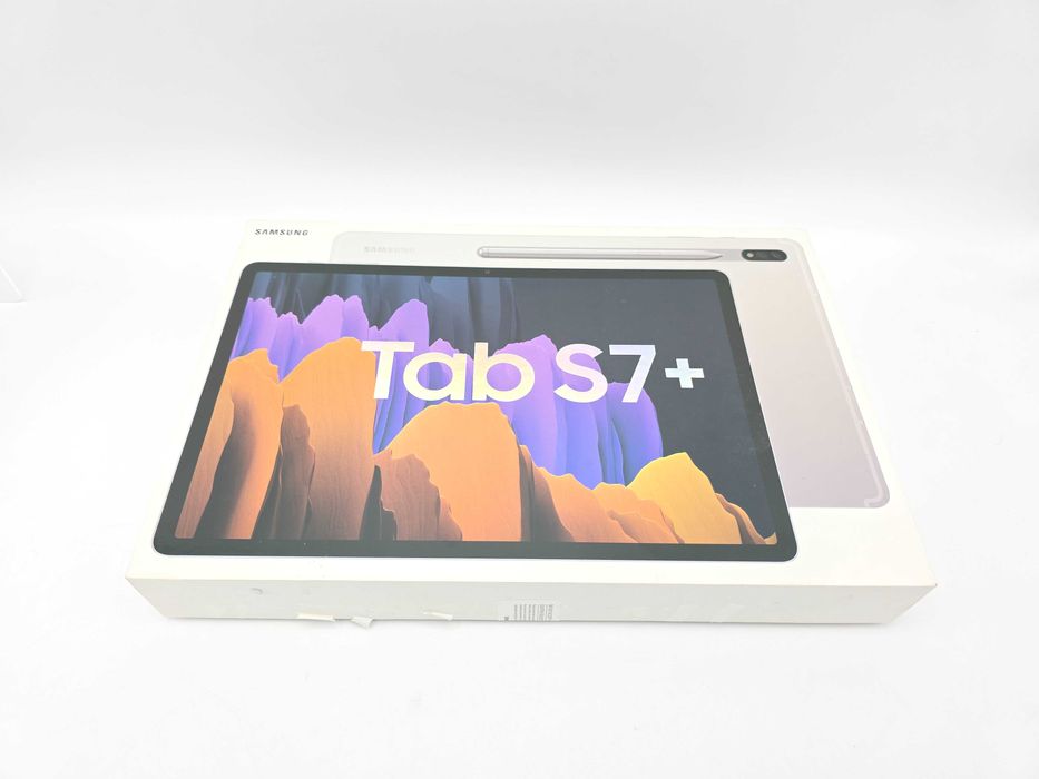 Tableta 12.4" 120Hz Samsung Tab S7+ SM-T970 + Pen 256GB 8GB Ram WiFi Silver Stare Foarte Buna