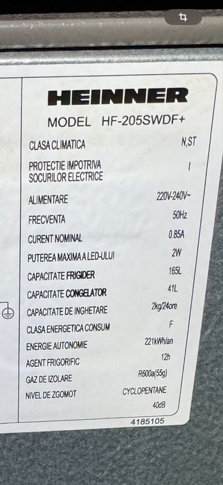 Lada frigorifica heiner