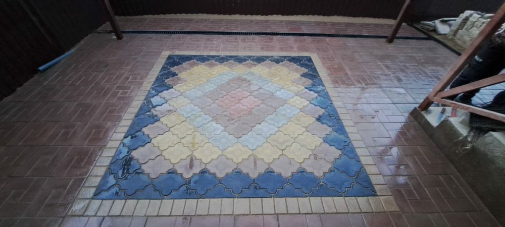 Укладка брусчатки