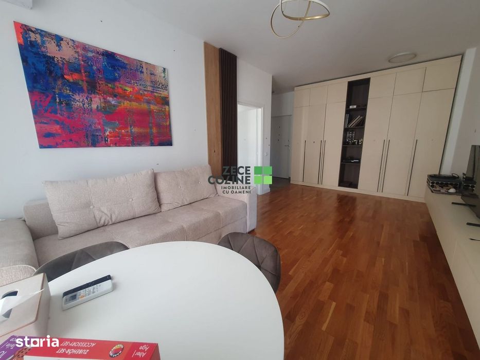Silk District, apartament de inchiriat, 2 camere, bucataria inchisa
