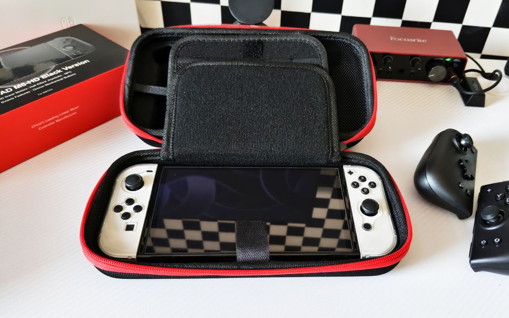 Nintendo Switch OLED + Чип Picofly + Mobapad M6 HD + 8BitDo Adapter 2