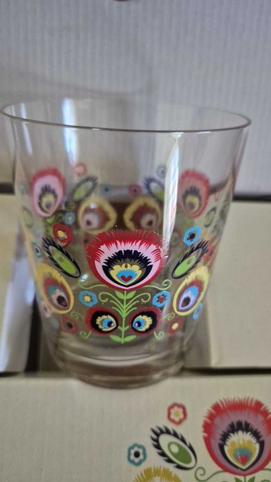 Set 6 Pahare Krosno Folk Collection (250 ml)