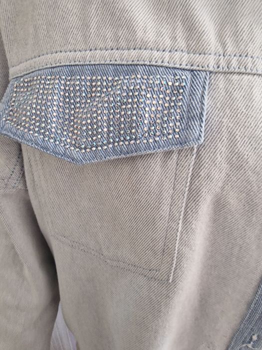 Джинсовая рубашка. 150-160 см