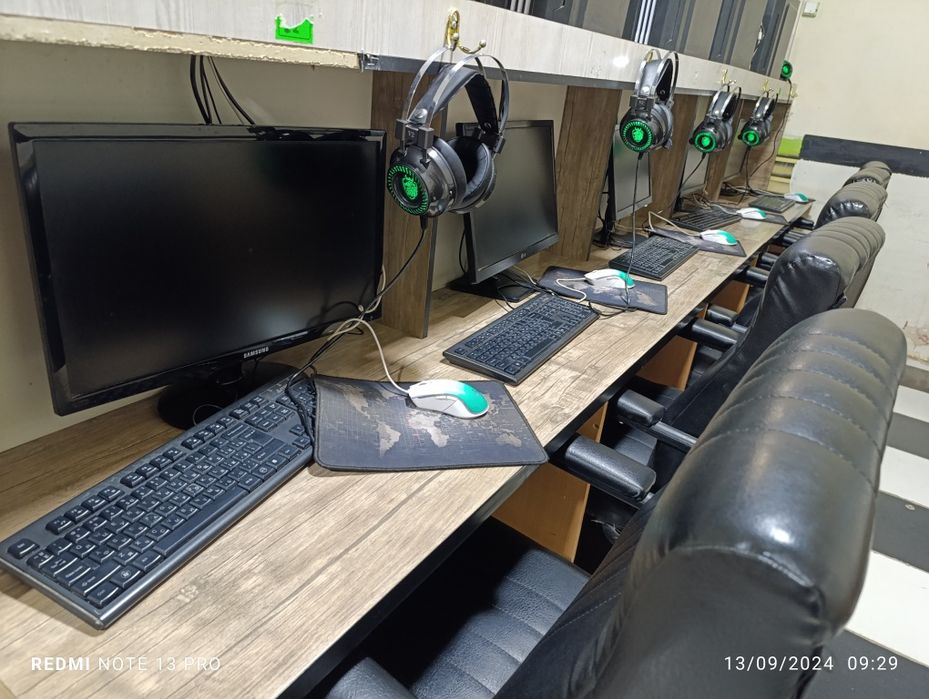 Ишлаб тургаг тайор бизнес 20 та компьютер жихозлари билан